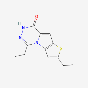 2,5-diethylthieno[2',3':4,5]pyrrolo[1,2-d][1,2,4]triazin-8(7H)-one