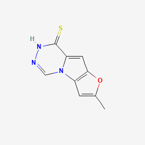 2-methylfuro[2',3':4,5]pyrrolo[1,2-d][1,2,4]triazine-8(7H)-thione