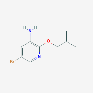 5-Bromo-2-isobutoxy-pyridin-3-ylamine