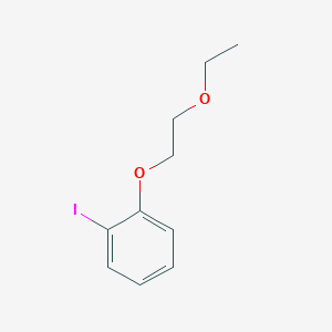 molecular formula C10H13IO2 B7874964 1-(2-Ethoxyethoxy)-2-iodobenzene 