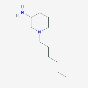 1-Hexylpiperidin-3-amine