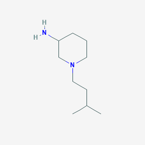 1-(3-Methylbutyl)piperidin-3-amine