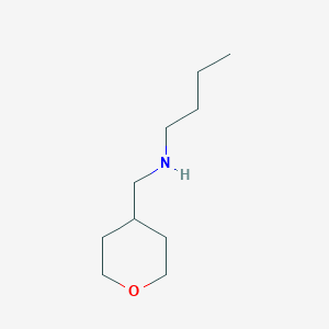 molecular formula C10H21NO B7875060 Butyl[(oxan-4-yl)methyl]amine 
