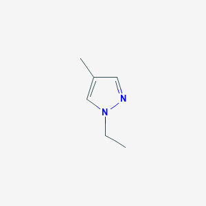 molecular formula C6H10N2 B7875100 1-ethyl-4-methyl-1H-pyrazole 