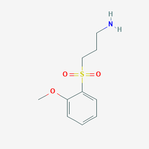 3-(2-Methoxybenzenesulfonyl)propan-1-amine