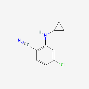 4-Chloro-2-(cyclopropylamino)benzonitrile