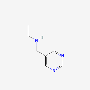 Ethyl[(pyrimidin-5-yl)methyl]amine