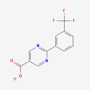 2-(3-(Trifluoromethyl)phenyl)pyrimidine-5-carboxylic acid