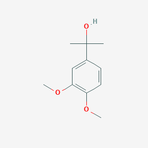 molecular formula C11H16O3 B7875300 2-(3,4-Dimethoxyphenyl)-2-propanol 