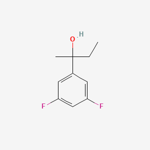 molecular formula C10H12F2O B7875307 2-(3,5-Difluorophenyl)-2-butanol 