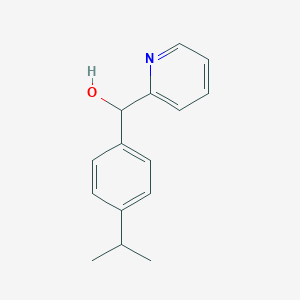 molecular formula C15H17NO B7875432 4-iso-Propylphenyl-(2-pyridyl)methanol 
