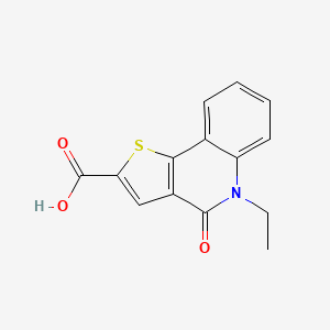 5-Ethyl-4-oxo-4,5-dihydrothieno[3,2-c]quinoline-2-carboxylic acid