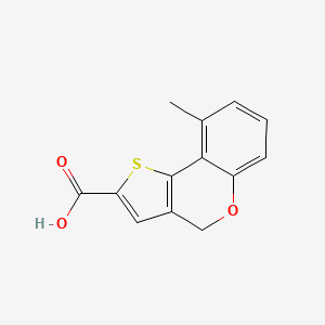 9-methyl-4H-thieno[3,2-c]chromene-2-carboxylic acid