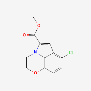 Methyl 7-chloro-2,3-dihydro[1,4]oxazino[2,3,4-hi]indole-5-carboxylate