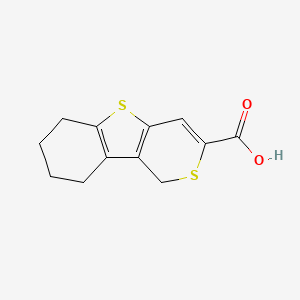 6,7,8,9-tetrahydro-1H-thiopyrano[4,3-b][1]benzothiophene-3-carboxylic acid