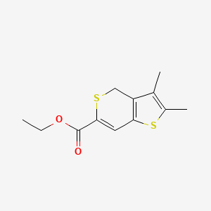 ethyl 2,3-dimethyl-4H-thieno[3,2-c]thiopyran-6-carboxylate