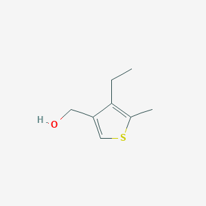 molecular formula C8H12OS B7876137 (4-Ethyl-5-methylthien-3-yl)methanol 