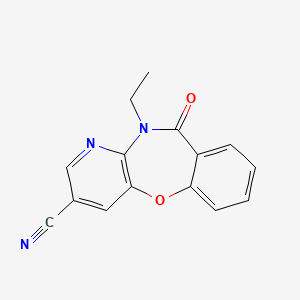 molecular formula C15H11N3O2 B7876273 11-Ethyl-10-oxo-10,11-dihydropyrido[3,2-b][1,4]benzoxazepine-3-carbonitrile 