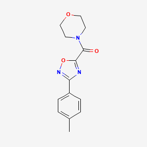 4-{[3-(4-Methylphenyl)-1,2,4-oxadiazol-5-yl]carbonyl}morpholine