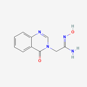 (1Z)-N'-hydroxy-2-(4-oxoquinazolin-3(4H)-yl)ethanimidamide