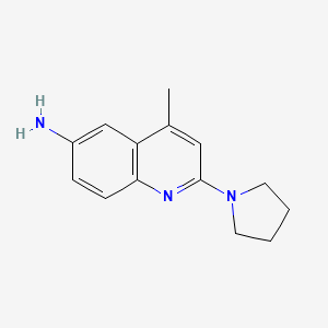 4-Methyl-2-pyrrolidin-1-ylquinolin-6-amine