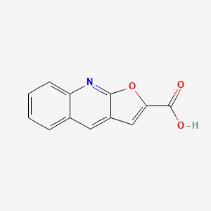 molecular formula C12H7NO3 B7876427 Furo[2,3-b]quinoline-2-carboxylic acid 