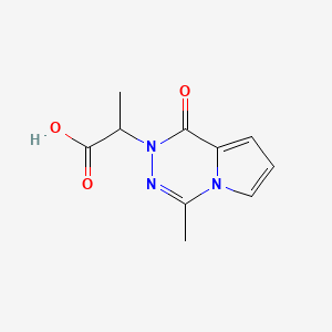 2-(4-methyl-1-oxopyrrolo[1,2-d][1,2,4]triazin-2(1H)-yl)propanoic acid