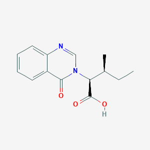 (2S)-3-methyl-2-(4-oxoquinazolin-3(4H)-yl)pentanoic acid