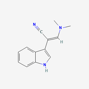 (2Z)-3-(dimethylamino)-2-(1H-indol-3-yl)acrylonitrile