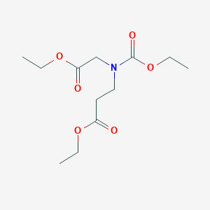 molecular formula C12H21NO6 B078765 3-[乙氧羰基-(2-乙氧基-2-氧代乙基)氨基]丙酸乙酯 CAS No. 14891-08-8