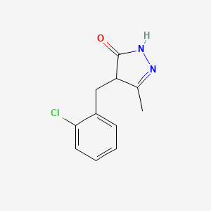 4-(2-chlorobenzyl)-5-methyl-2,4-dihydro-3H-pyrazol-3-one
