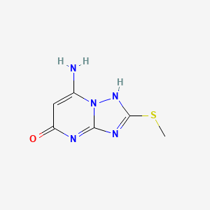 molecular formula C6H7N5OS B7876548 CID 53215452 