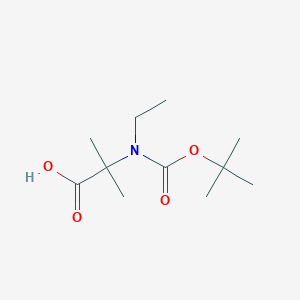 2-[Boc-(ethyl)amino]-2-methylpropanoic acid