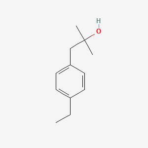 molecular formula C12H18O B7876590 1-(4-Ethyl-phenyl)-2-methyl-propan-2-ol 