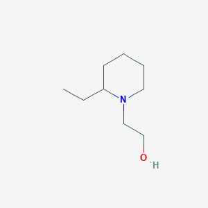 molecular formula C9H19NO B7876746 2-(2-Ethylpiperidin-1-yl)ethan-1-ol 