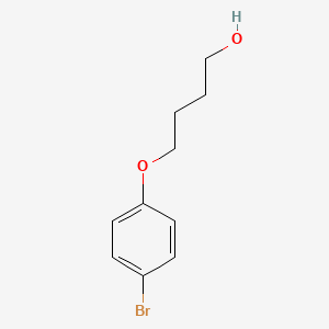 molecular formula C10H13BrO2 B7876759 4-(4-Bromophenoxy)-1-butanol 