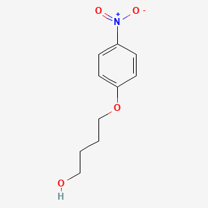 molecular formula C10H13NO4 B7876767 4-(4-Nitrophenoxy)butan-1-ol CAS No. 60222-69-7