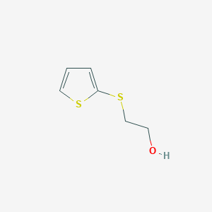 molecular formula C6H8OS2 B7876781 2-(Thiophen-2-ylsulfanyl)-ethanol 