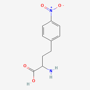 molecular formula C10H12N2O4 B7876803 4-Nitro-DL-homophenylalanine 