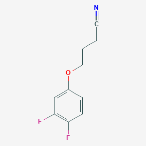 molecular formula C10H9F2NO B7876823 4-(3,4-Difluoro-phenoxy)butanenitrile 