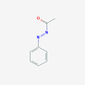 molecular formula C8H8N2O B078770 1-乙酰-2-苯基重氮 CAS No. 13443-97-5