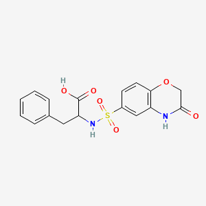 N-[(3-oxo-3,4-dihydro-2H-1,4-benzoxazin-6-yl)sulfonyl]phenylalanine