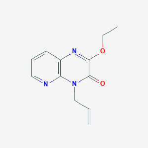 molecular formula C12H13N3O2 B7877252 4-allyl-2-ethoxypyrido[2,3-b]pyrazin-3(4H)-one 