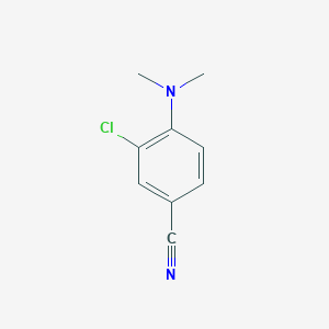 molecular formula C9H9ClN2 B7877423 3-Chloro-4-(dimethylamino)benzonitrile CAS No. 96994-72-8