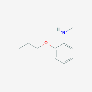 molecular formula C10H15NO B7877441 N-methyl-2-propoxyaniline 