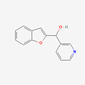 molecular formula C14H11NO2 B7877463 1-Benzofuran-2-yl(pyridin-3-yl)methanol 