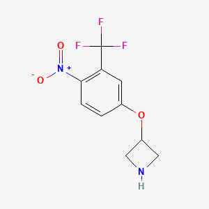 3-[4-Nitro-3-(trifluoromethyl)phenoxy]azetidine