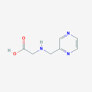 molecular formula C7H9N3O2 B7877581 [(Pyrazin-2-ylmethyl)-amino]-acetic acid 