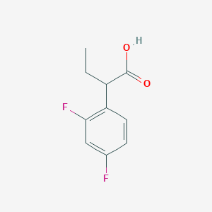 molecular formula C10H10F2O2 B7877617 2-(2,4-Difluorophenyl)butanoic acid 