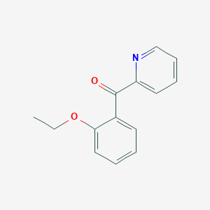molecular formula C14H13NO2 B7877625 2-(2-Ethoxybenzoyl)pyridine 